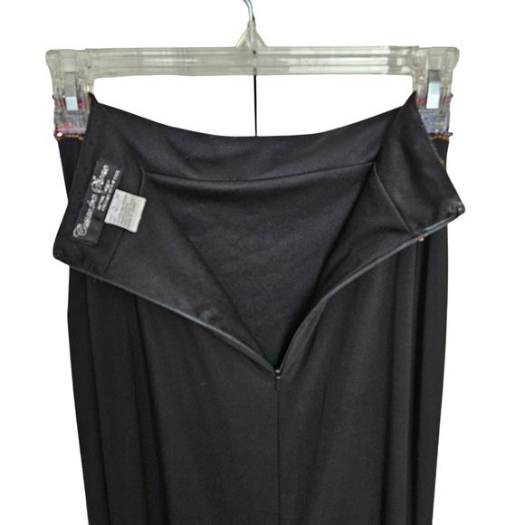 Cassandra Stone by Mac Duggal Beaded 2 Piece Maxi Length Prom Dress Gown Size 2 - Picture 14 of 16